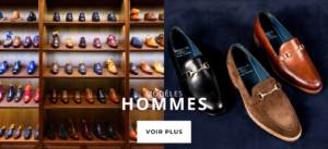 Permet un visuel sur les modèles de chaussures de la catégorie homme